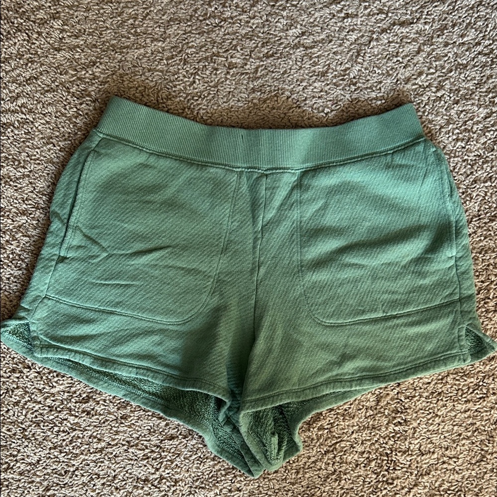 Madewell Sage Green Athletic Lounge Shorts